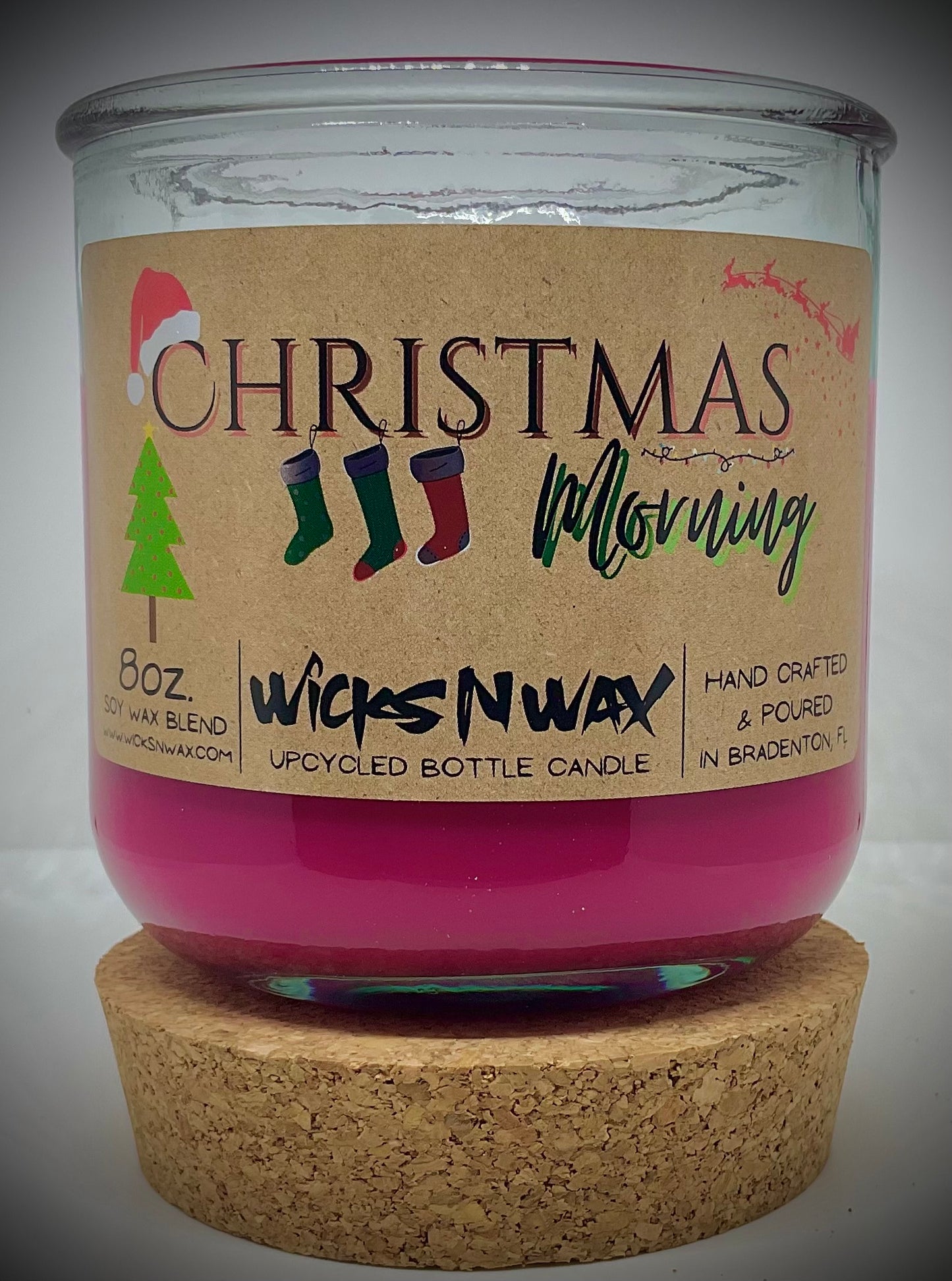 Christmas Morning | Candle | 100% Recycled Glass | WicksNWax