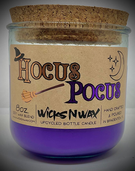 Hocus Pocus | Candle | 100% Recycled Glass | WicksNWax