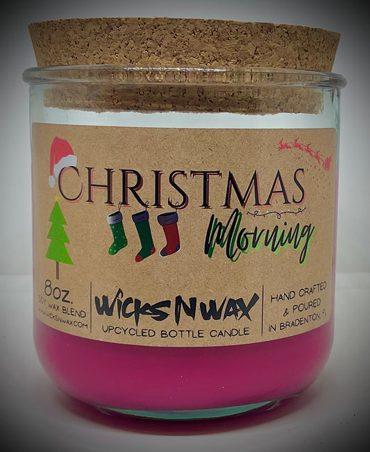 Christmas Morning | Candle | 100% Recycled Glass | WicksNWax