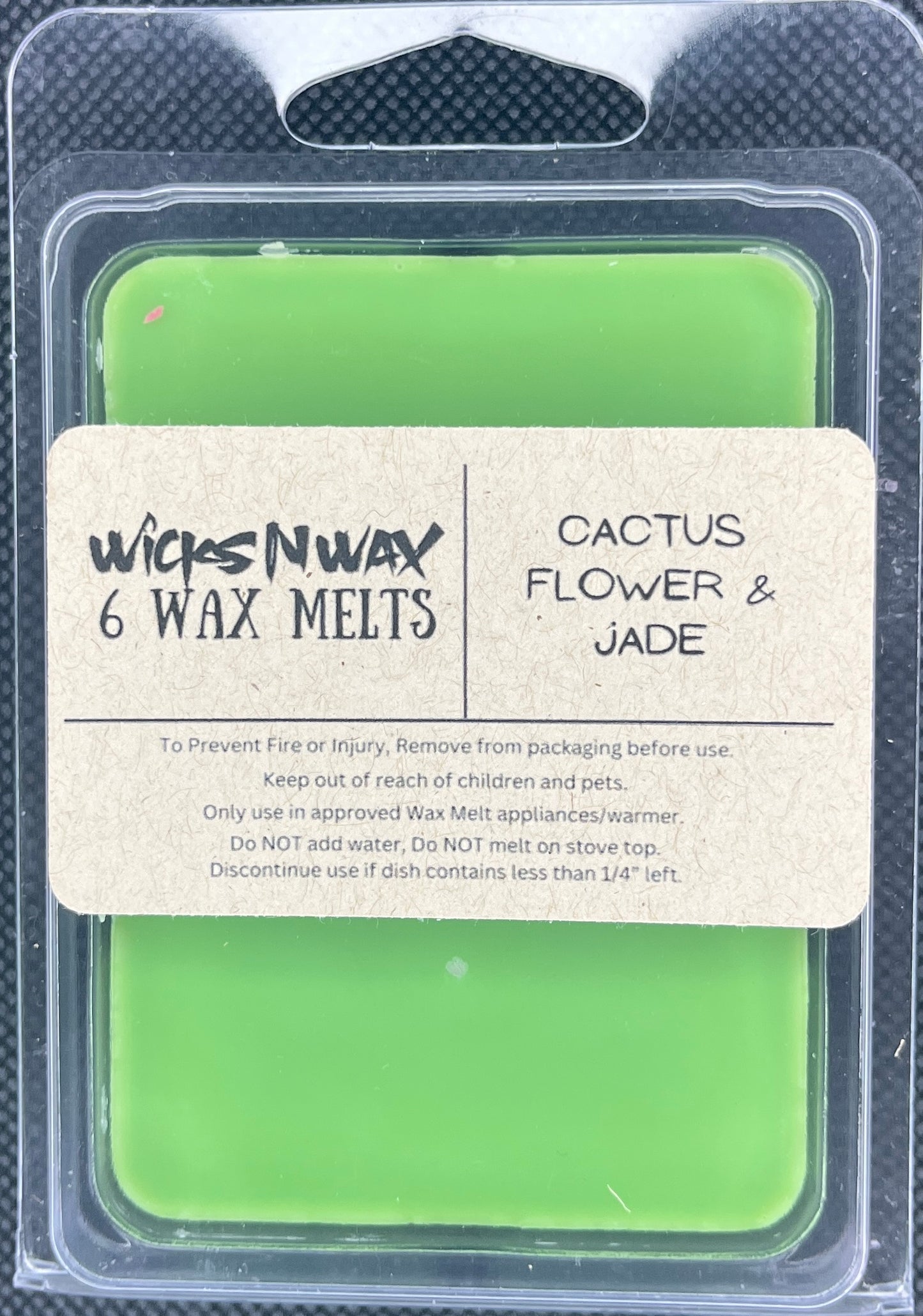 Cactus Flower & Jade | Melts | WicksNWax