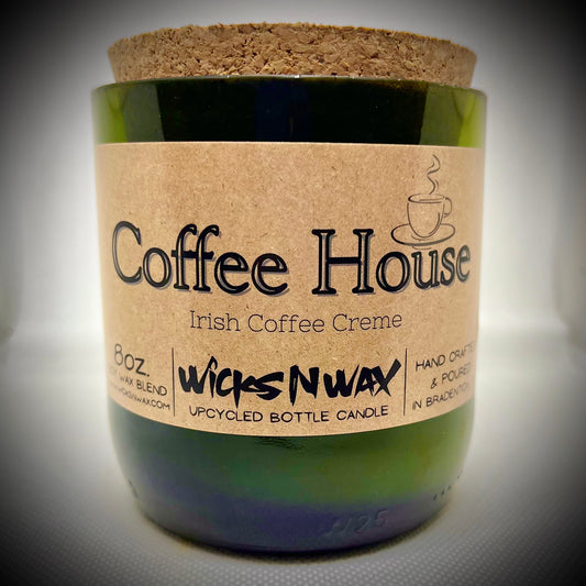 Coffee House | Champagne Bottle Candle | WicksNWax