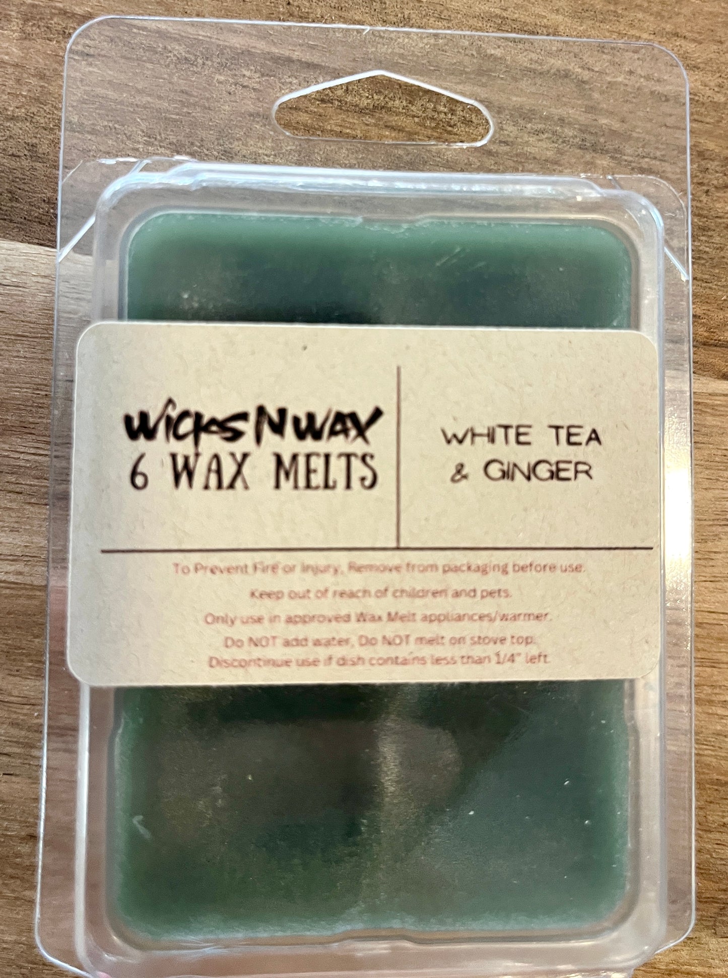 White Tea & Ginger | Wax Melts | WicksNWax