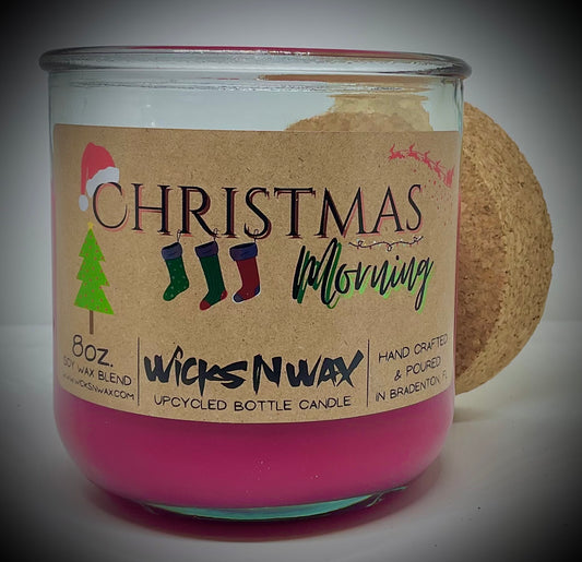 Christmas Morning | Candle | 100% Recycled Glass | WicksNWax