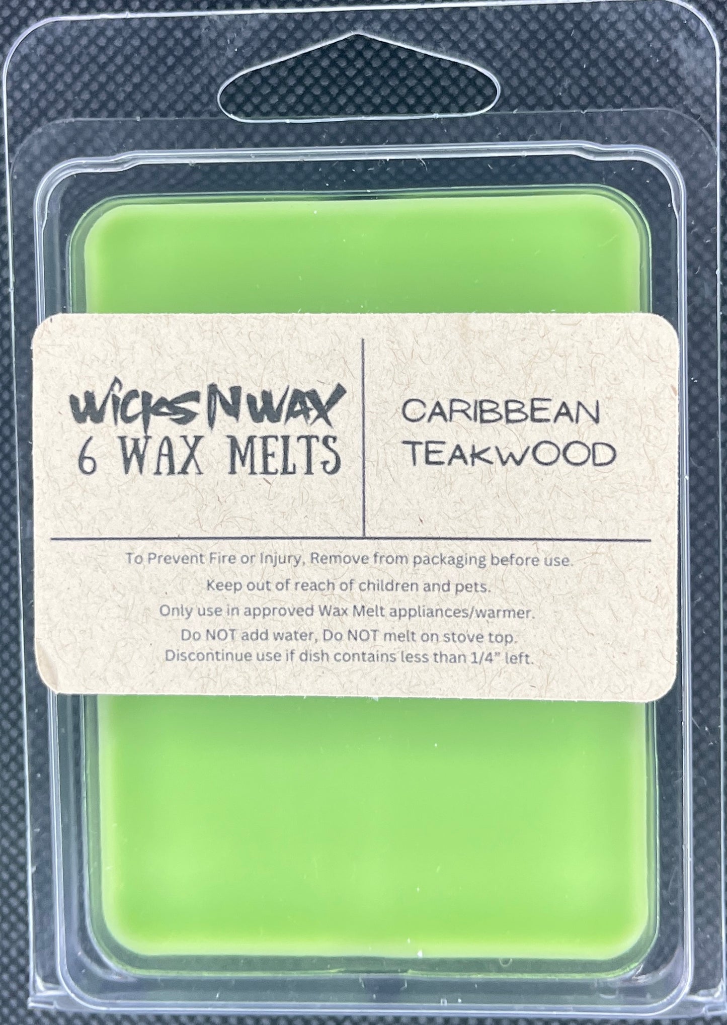 Caribbean Teakwood | Melts | WicksNWax