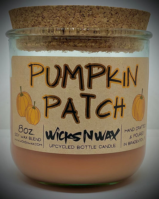Pumpkin Patch | Candle | 100% Recycled Glass | WicksNWax