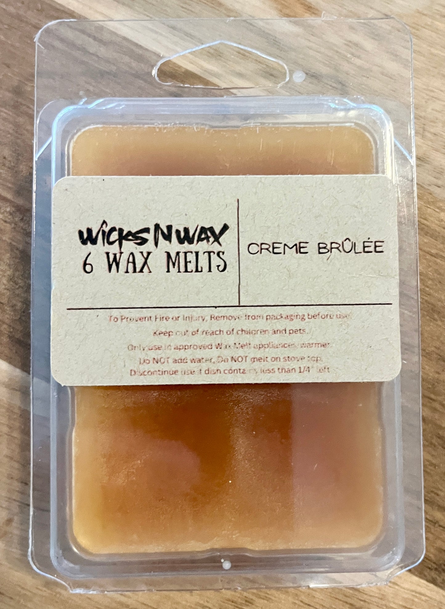 Créme Brûlée | Wax Melts | WicksNWax