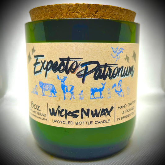 Expecto Patronum | Champagne Bottle Candle | WicksNWax