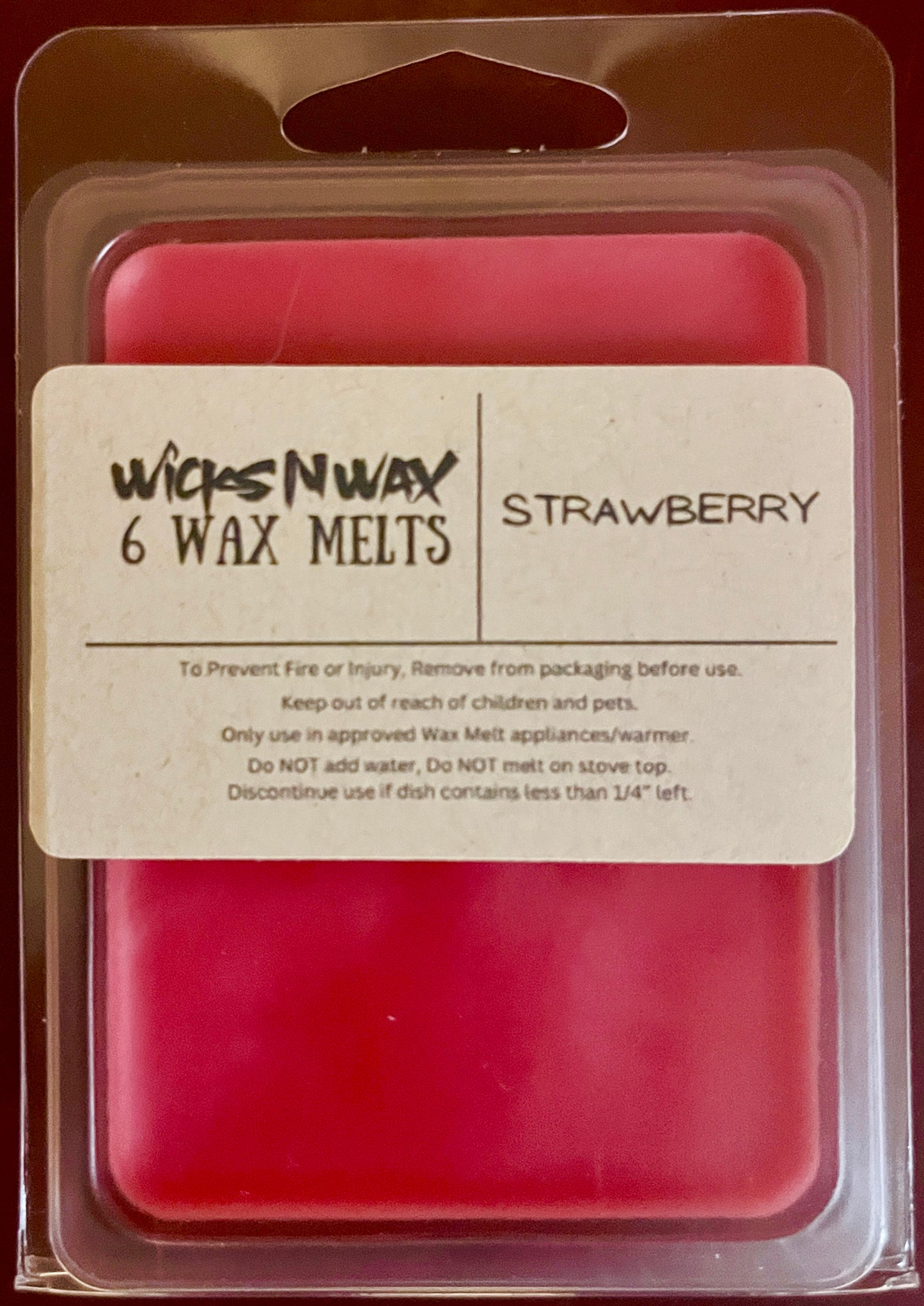 Strawberry | Melts | WicksNWax