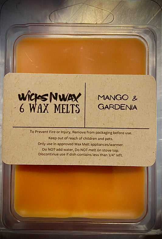 Mango & Gardenia | Melts | WicksNWax