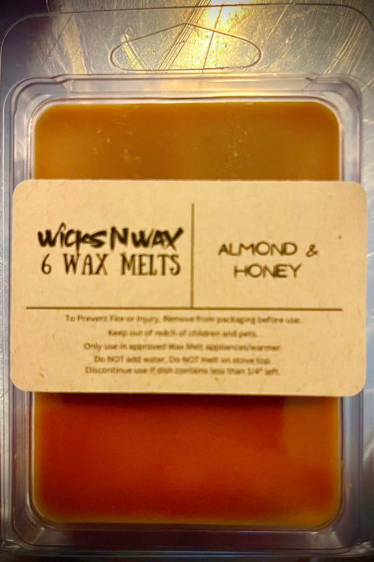 Almond & Honey | Melts | WicksNWax