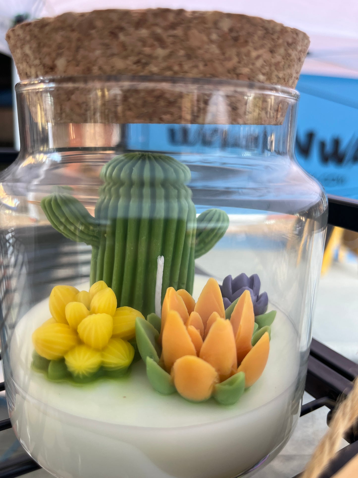 Cactus Candle | Large | WicksNWax