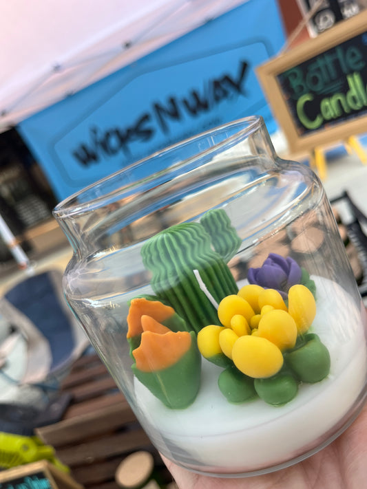 Cactus Candle | Large | WicksNWax