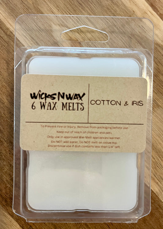 Cotton & Iris | Wax Melts | WicksNWax