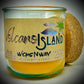 Volcano Island | Candle | 100% Recycled Glass | WicksNWax