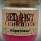 Red Hot Cinnamon | Candle | 100% Recycled Glass  | WicksNWax