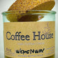 Coffee House | Candle | 100% Recycled Glass | WicksNWax