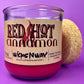 Red Hot Cinnamon | Recycled Glass Candle  | WicksNWax