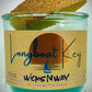 Longboat Key | Sea Minerals | Candle | 100% Recycled Glass | WicksNWax