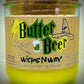 Butter Beer | Candle | 100% Recycled Glass | WicksNWax