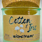 Cotton & Iris | Candle | 100% Recycled Glass | WicksNWax