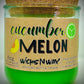 Cucumber Melon | Candle | 100% Recycled Glass | WicksNWax