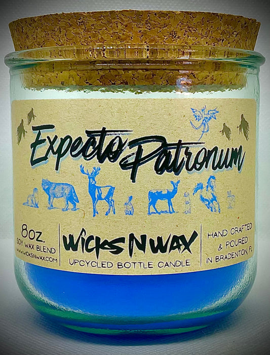 Expecto Patronum | Candle | 100% Recycled Glass | WicksNWax