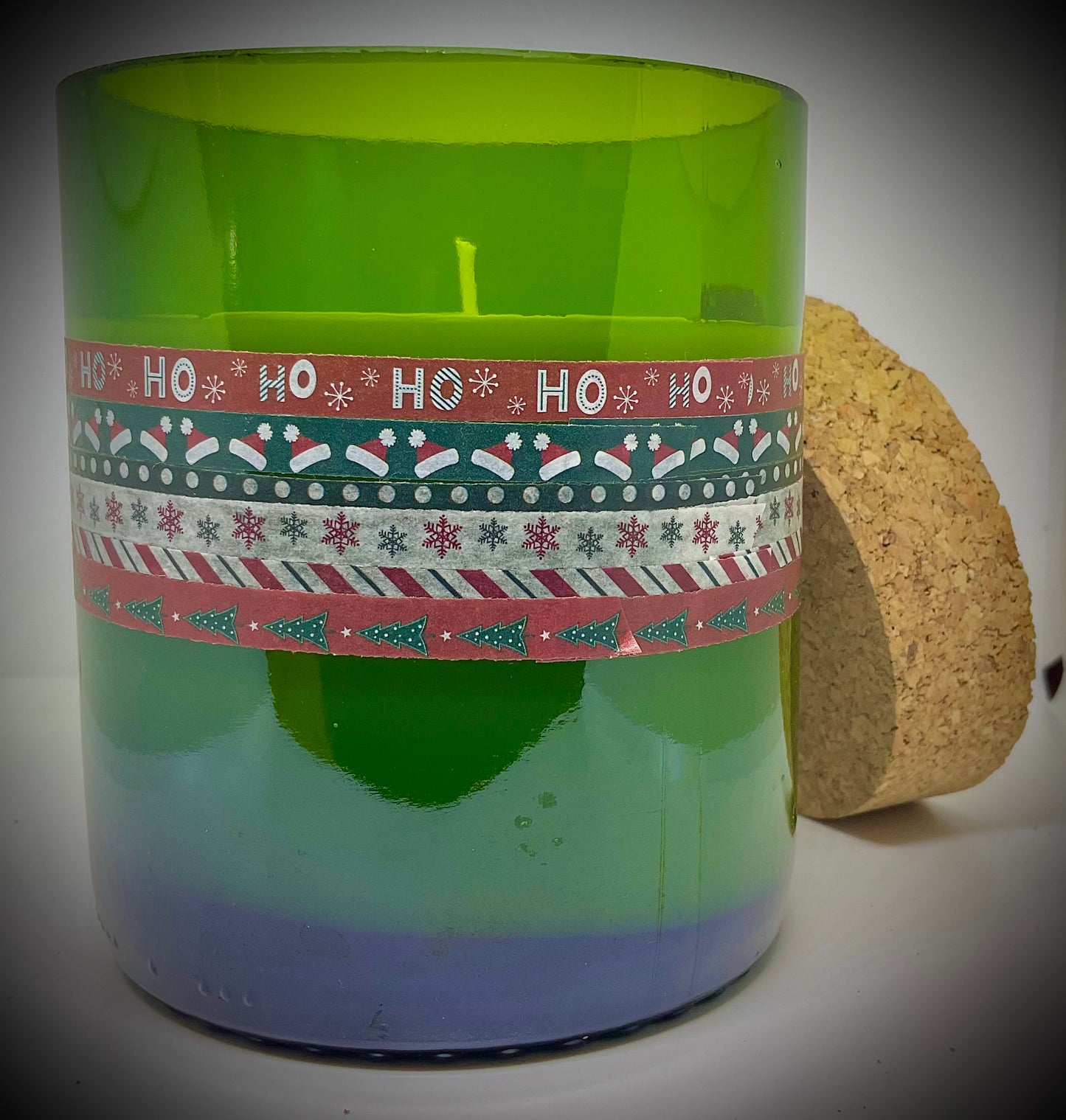 Christmas Candle | Birchwood Pine | Signature Champagne Bottle | WicksNWax