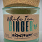 White Tea & Ginger | Candle | 100% Recycled Glass | WicksNWax