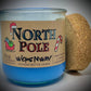 North Pole | Candle | 100% Recycled Glass | WicksNWax