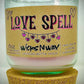 Love Spell | Candle | 100% Recycled Glass | WicksNWax