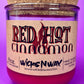 Red Hot Cinnamon | Recycled Glass Candle  | WicksNWax