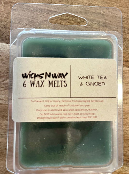 White Tea & Ginger | Wax Melts | WicksNWax