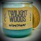 Twilight Woods | Candle | 100% Recycled Glass | WicksNWax