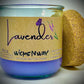 Lavender | Candle | 100% Recycled Glass | WicksNWax