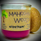 Mahogany Woods | Candle | 100% Recycled Glass | WicksNWax