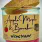 Apple, Maple & Bourbon | Candle | 100% Recycled Glass | WicksNWax