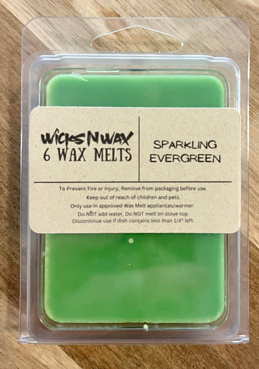 Sparkling Evergreen | Wax Melts | WicksNWax