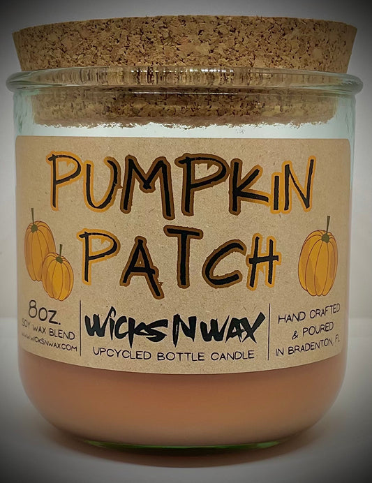 Pumpkin Patch | Candle | 100% Recycled Glass | WicksNWax