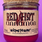 Red Hot Cinnamon | Recycled Glass Candle  | WicksNWax
