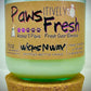 Pawsitively Fresh (Fresh Odor Eliminator) | Candle | 100% Recycled Glass | WicksNWax