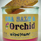 Sea Salt & Orchid | Candle | 100% Recycled Glass | WicksNWax