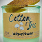 Cotton & Iris | Candle | 100% Recycled Glass | WicksNWax