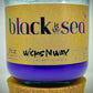 Black Sea | Candle | 100% Recycled Glass | WicksNWax
