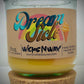 Dreamsicle | Candle | 100% Recycled Glass | WicksNWax