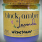Black Amber & Lavender | Candle | 100% Recycled Glass | WicksNWax