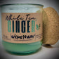 White Tea & Ginger | Candle | 100% Recycled Glass | WicksNWax