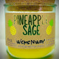 Pineapple Sage | Candle | 100% Recycled Glass | WicksNWax