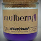 Mulberry | Candle | 100% Recycled Glass  | WicksNWax