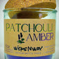Patchouli Amber | Candle | 100% Recycled Glass | WicksNWax
