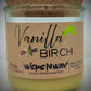 Vanilla Birch | Candle | 100% Recycled Glass | WicksNWax